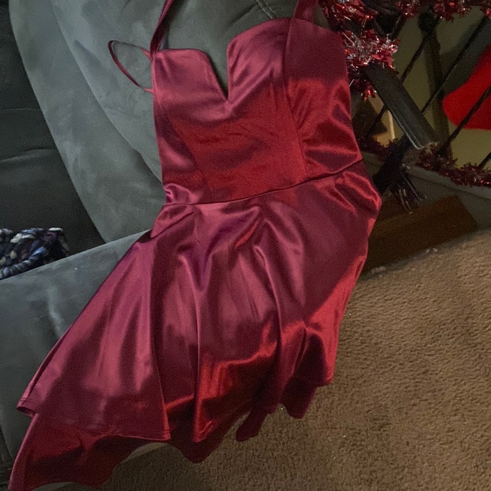Red dress